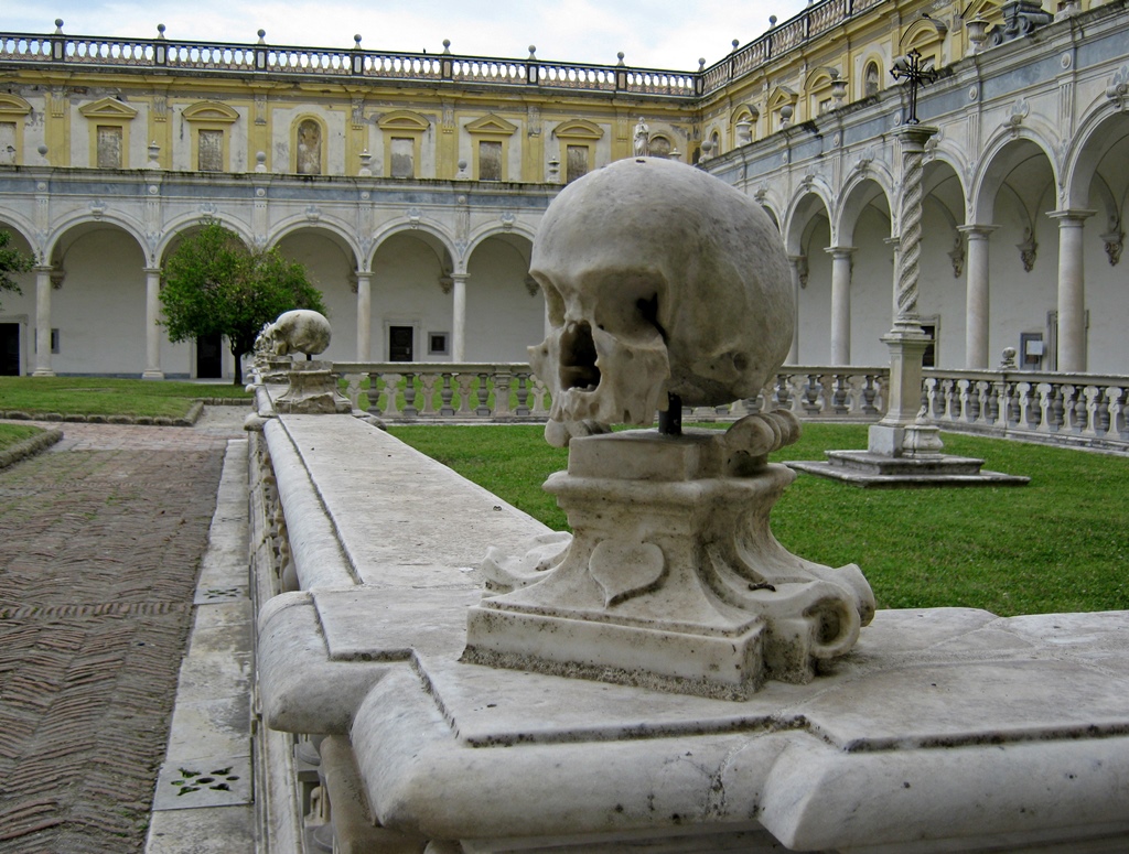 Skull on Balustrade