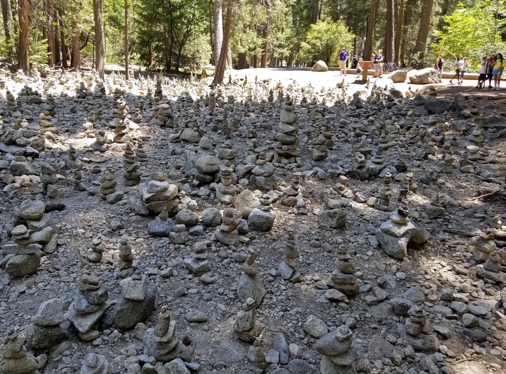 Many Stacked Rocks