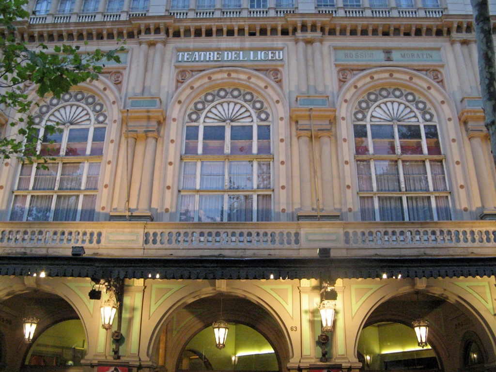 Gran Teatre del Liceu, La Rambla