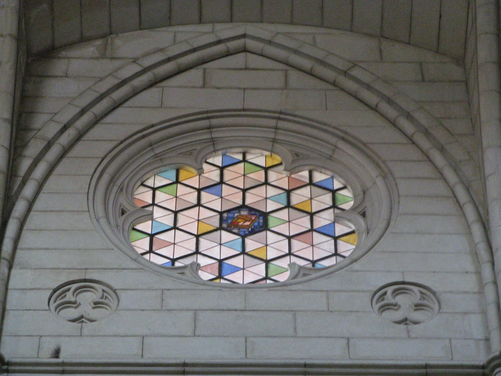 Honeycombed Stained Glass