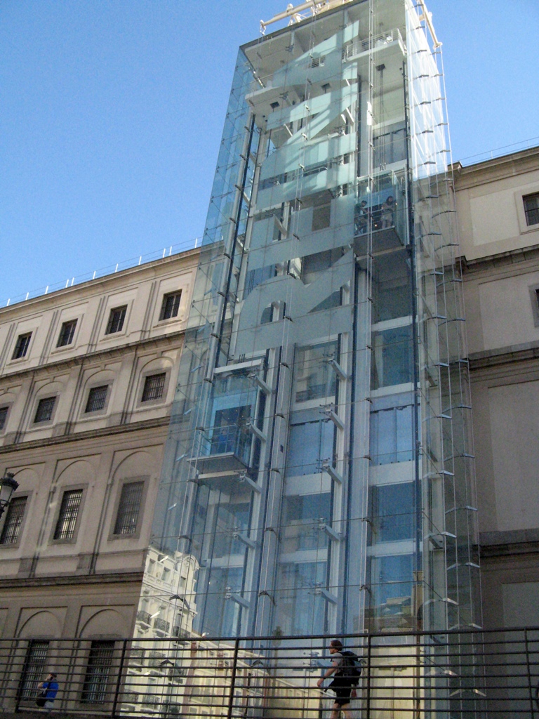 Glass Elevator Shaft