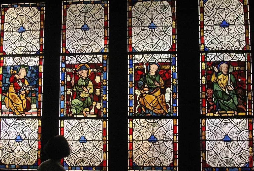 Saints in Glass (Rouen, ca. 1300)