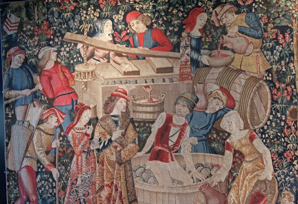 Tapestry - The Grape Harvest (Netherlands, 16th C.)
