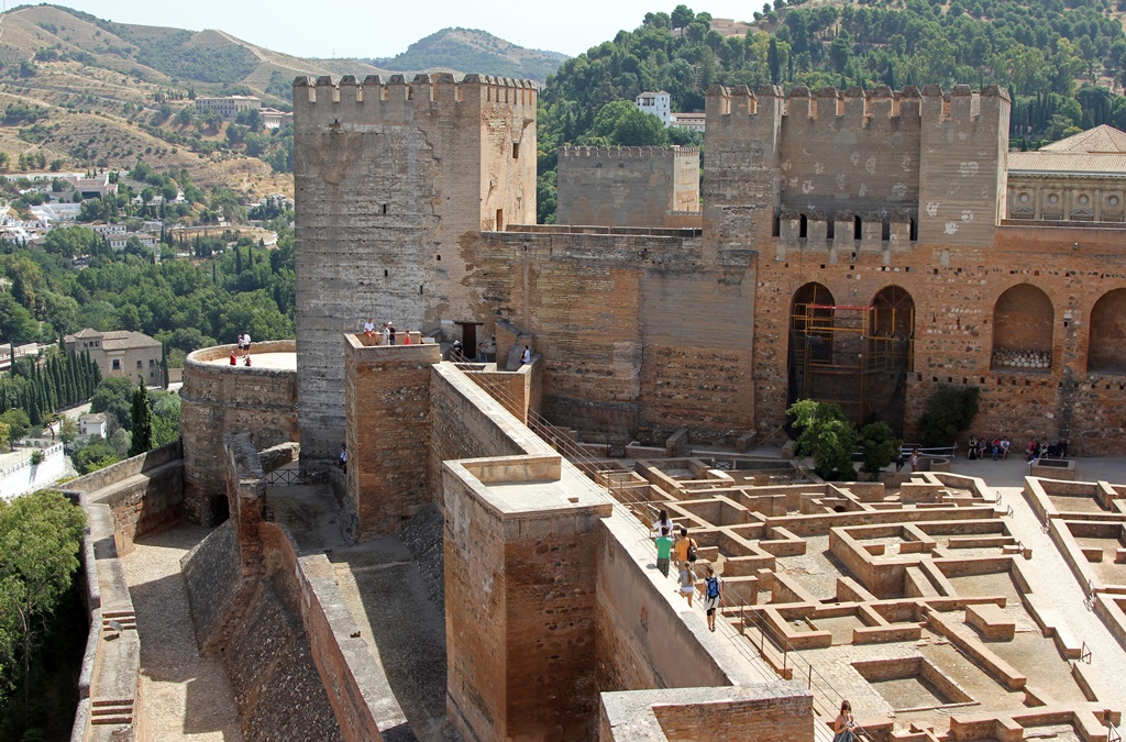 The Keep, Cracked Tower and Alcazaba Fortification