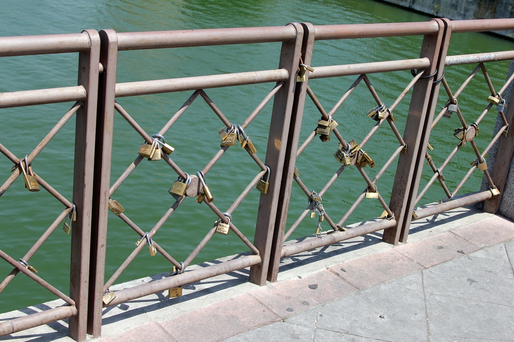 Locks on Bridge