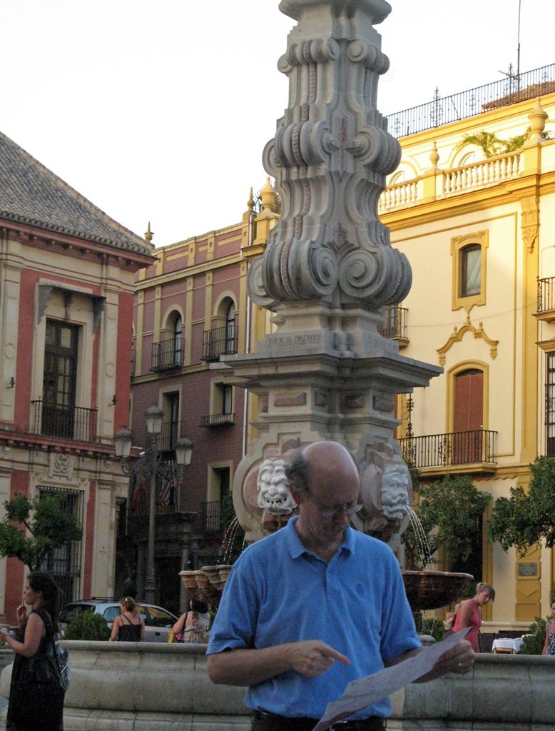 Bob, Fountain and Map