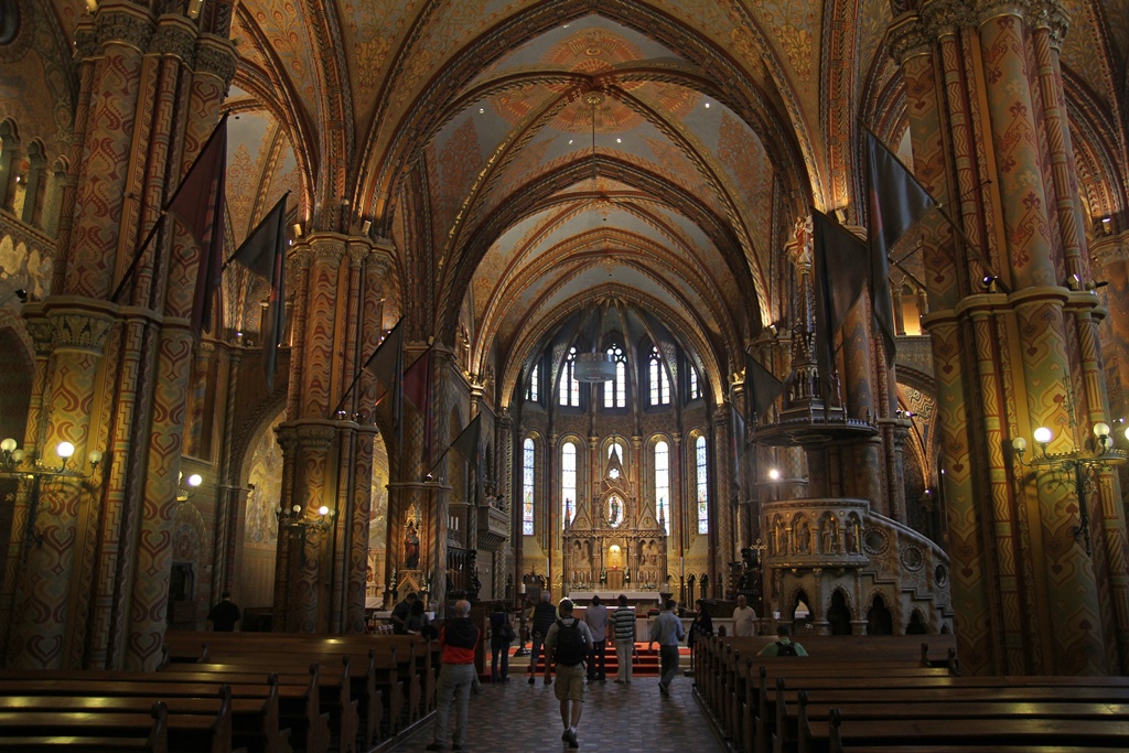 Inside Matthias Church