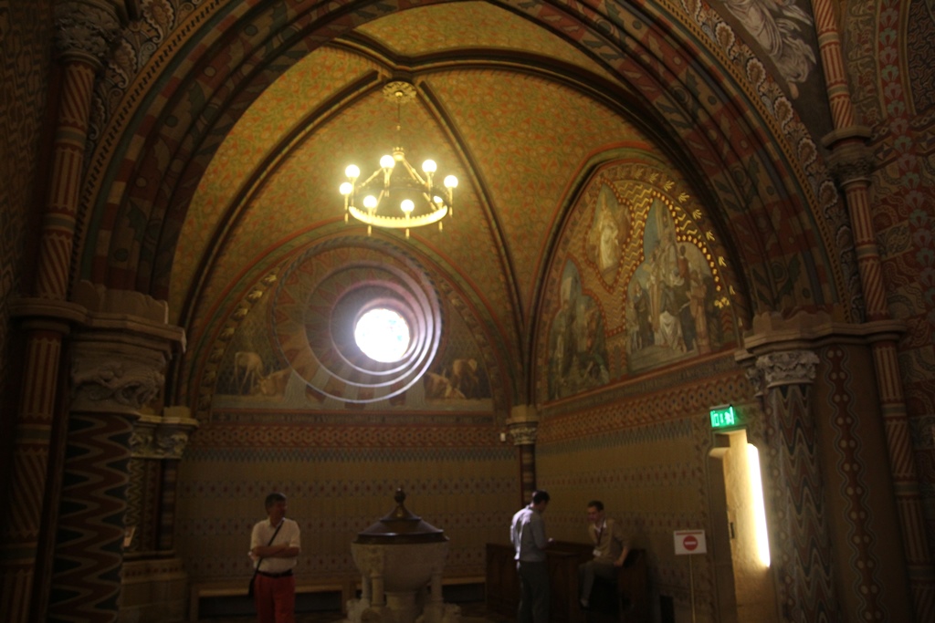 Baptismal Font and Window