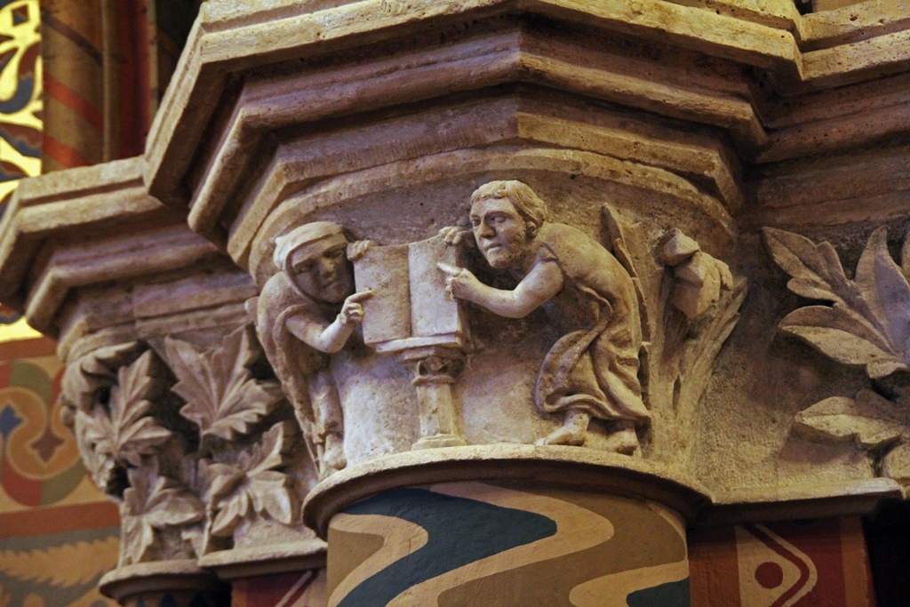 Column Near Baptismal Font