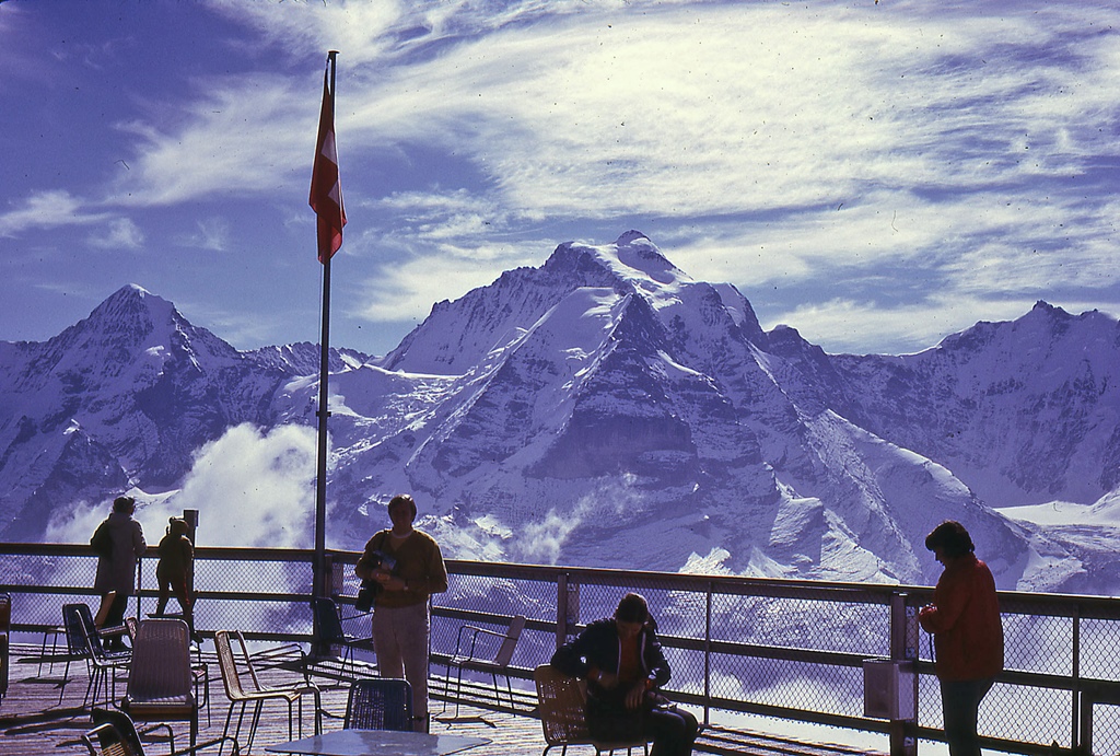 Jungfrau and Mönch from Birg
