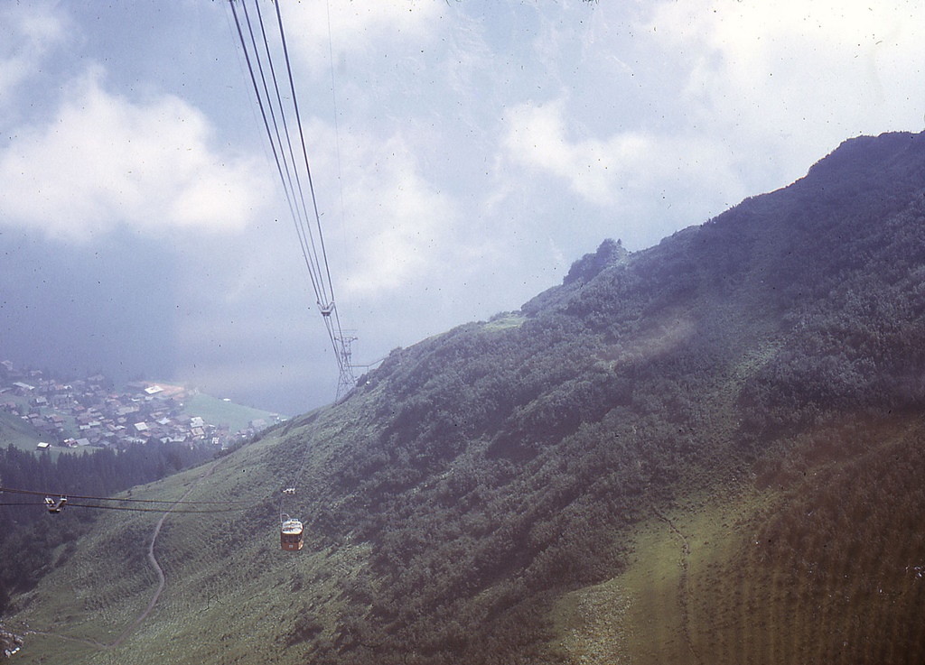 Gondola Above Mürren