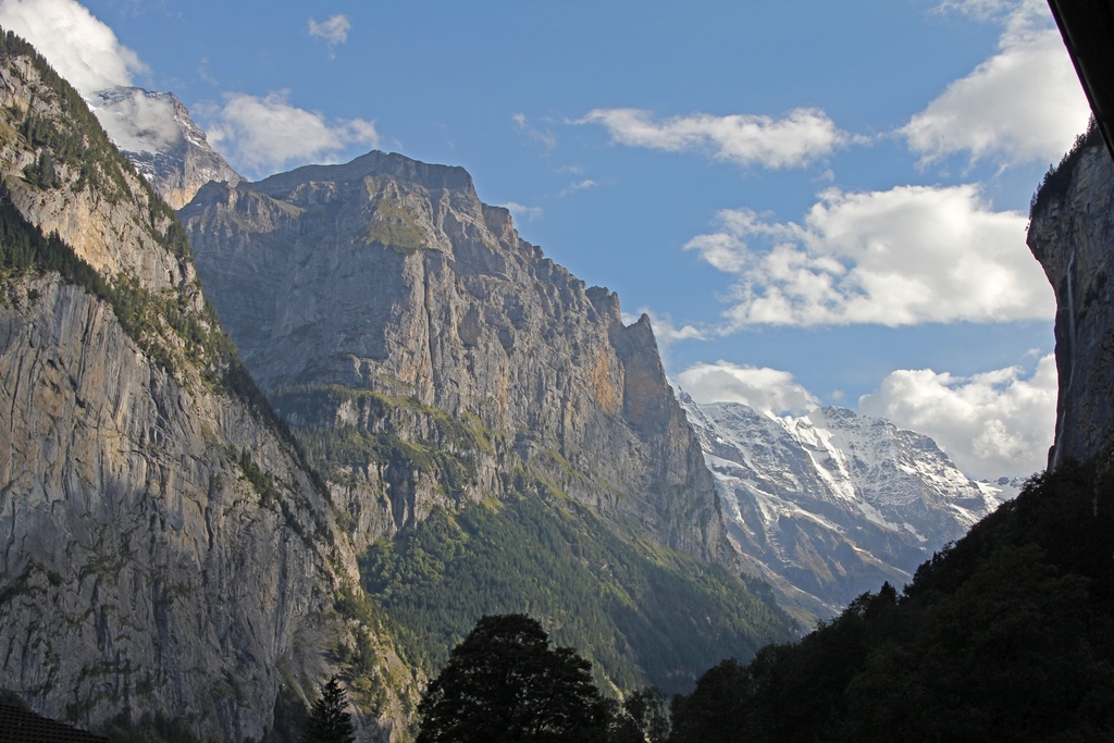 Mountains and View into Valley