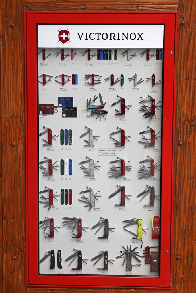 Swiss Army Knife Display