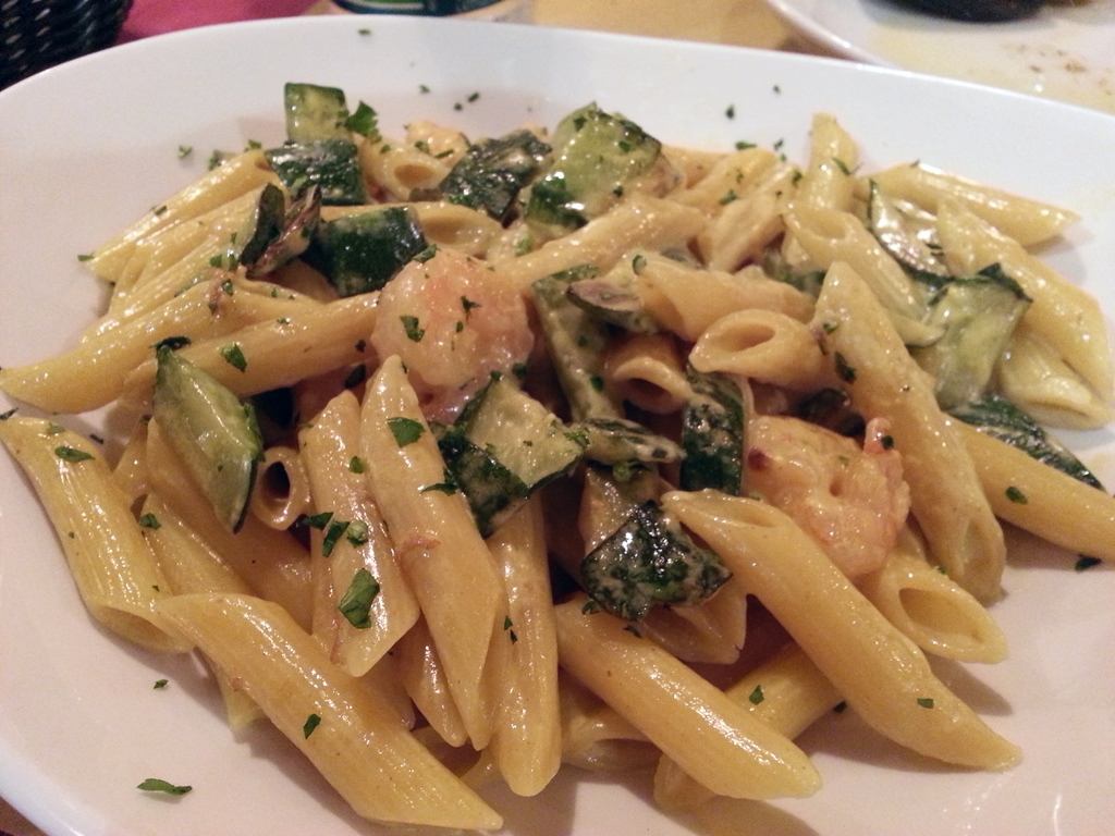 Pasta with Shrimp and Zucchini