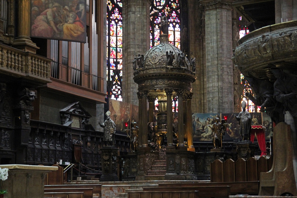 Ciborium and Presbytery Area