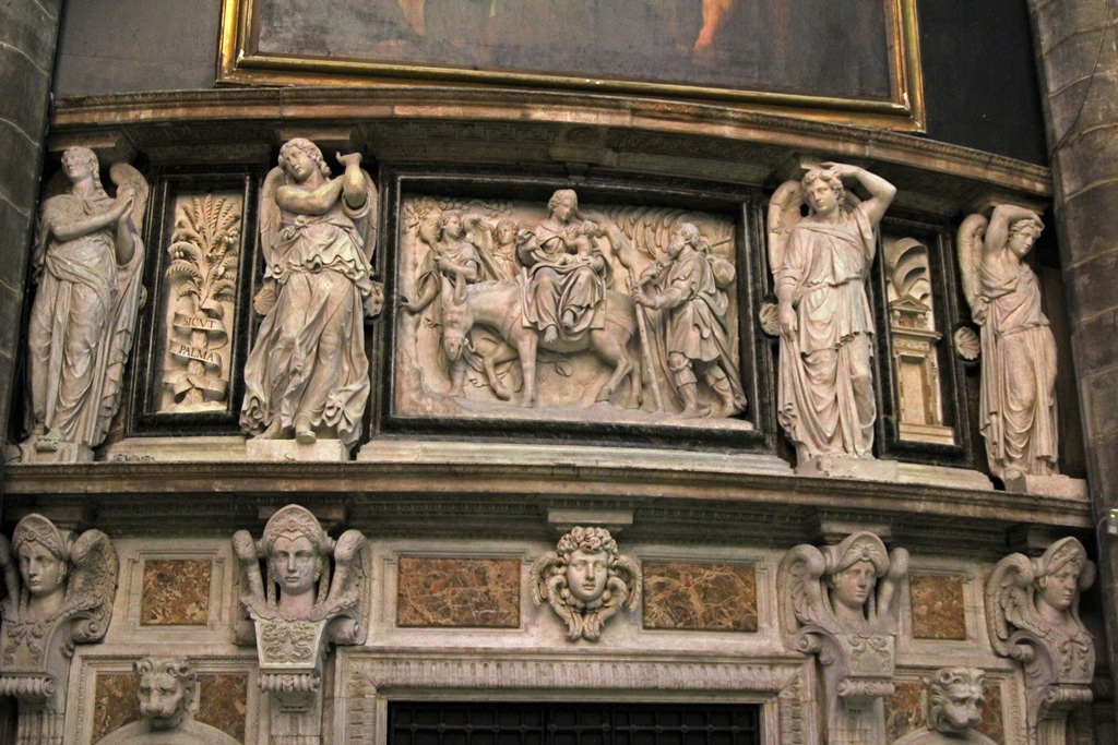 Above Entrance to Crypt