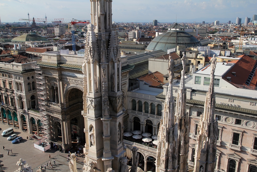 Spires and Galleria Vittorio Emanuele II