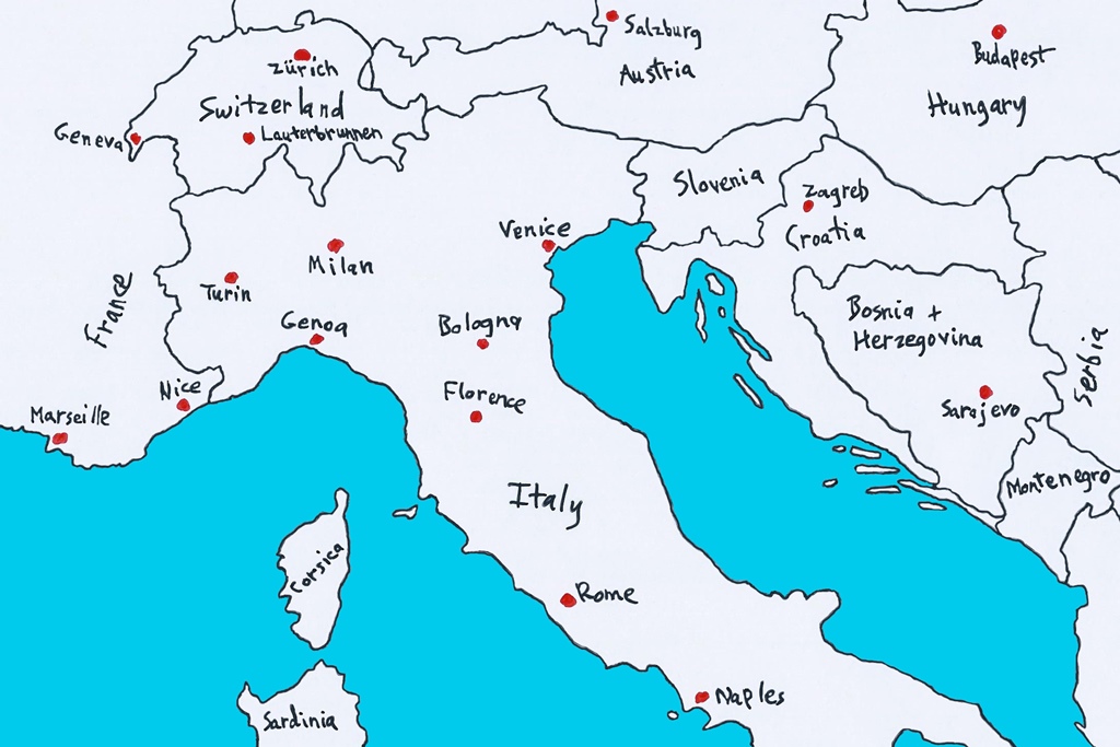 Italy and Surroundings