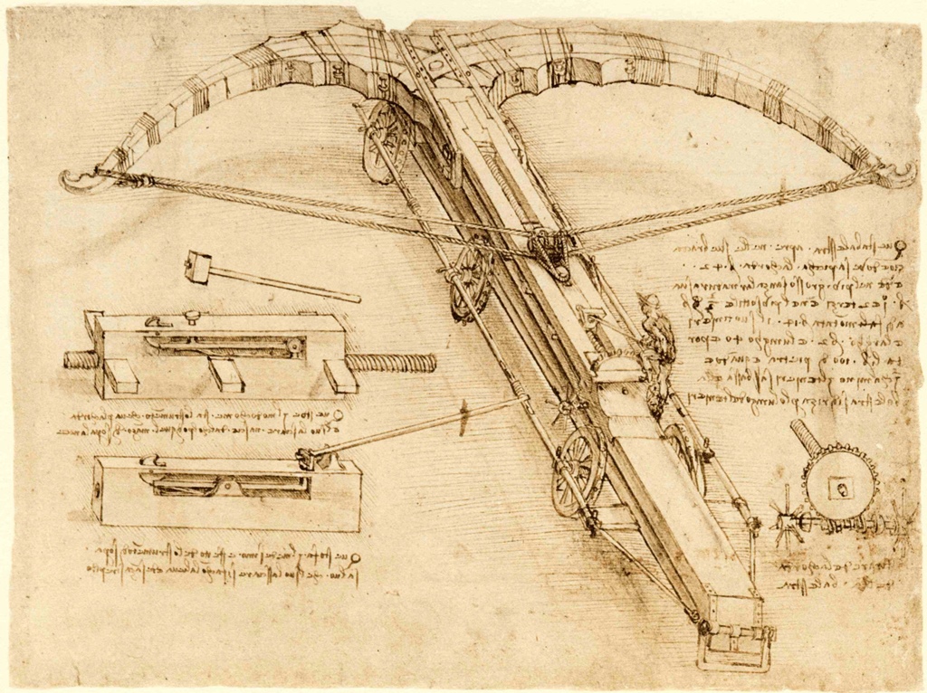 Giant Crossbow from Codex Atlanticus
