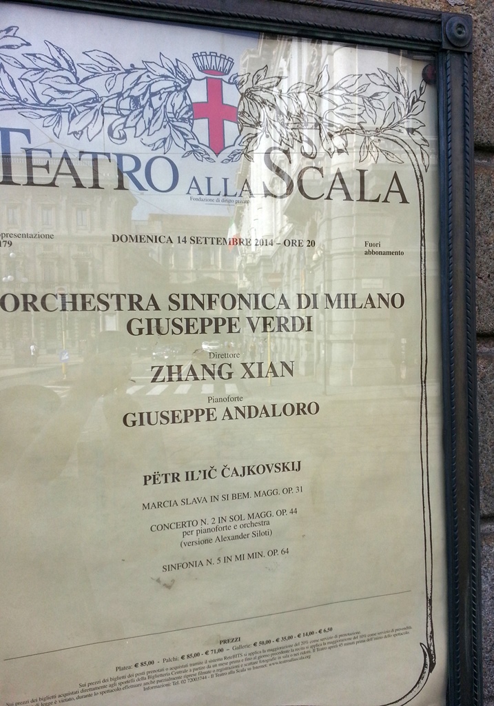 La Scala Playbill