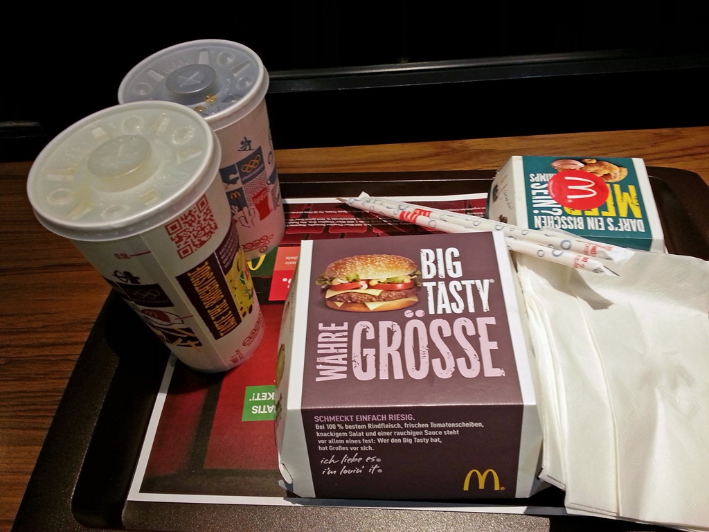 Dinner at McDonald's