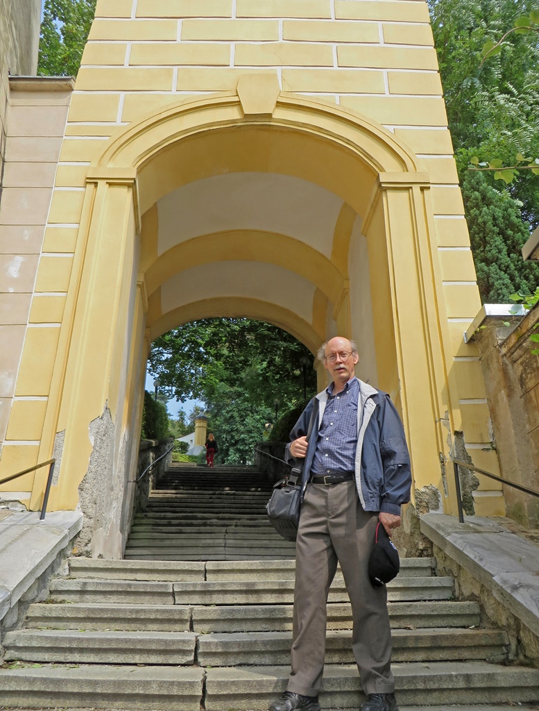 Bob on Stairway to Abbey