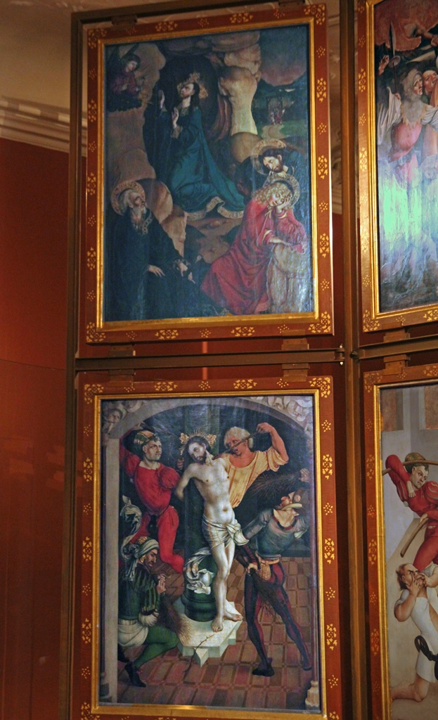 Christ on Mount of Olives and Scourging of Christ