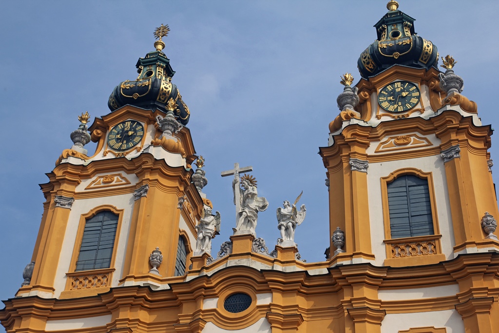 Church Towers with Christ Statue