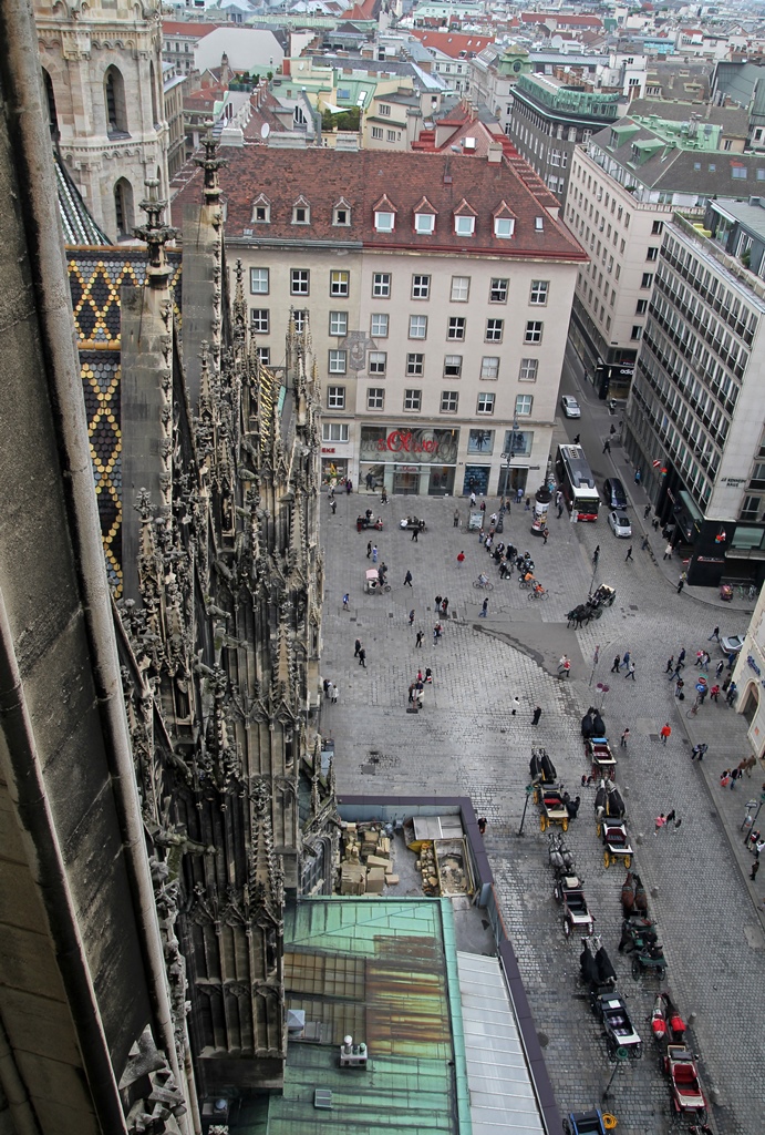 Stephansplatz from North Tower