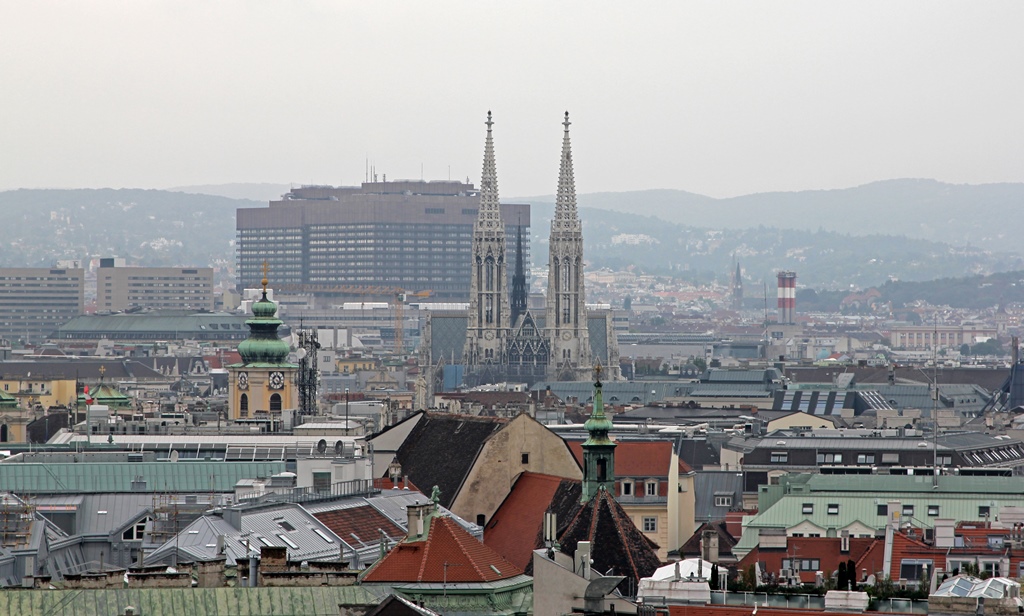 Votivkirche from North Tower