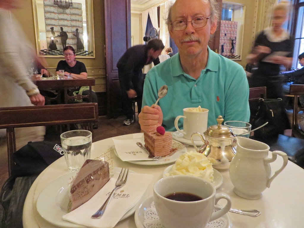 Bob with Desserts and Hot Drinks
