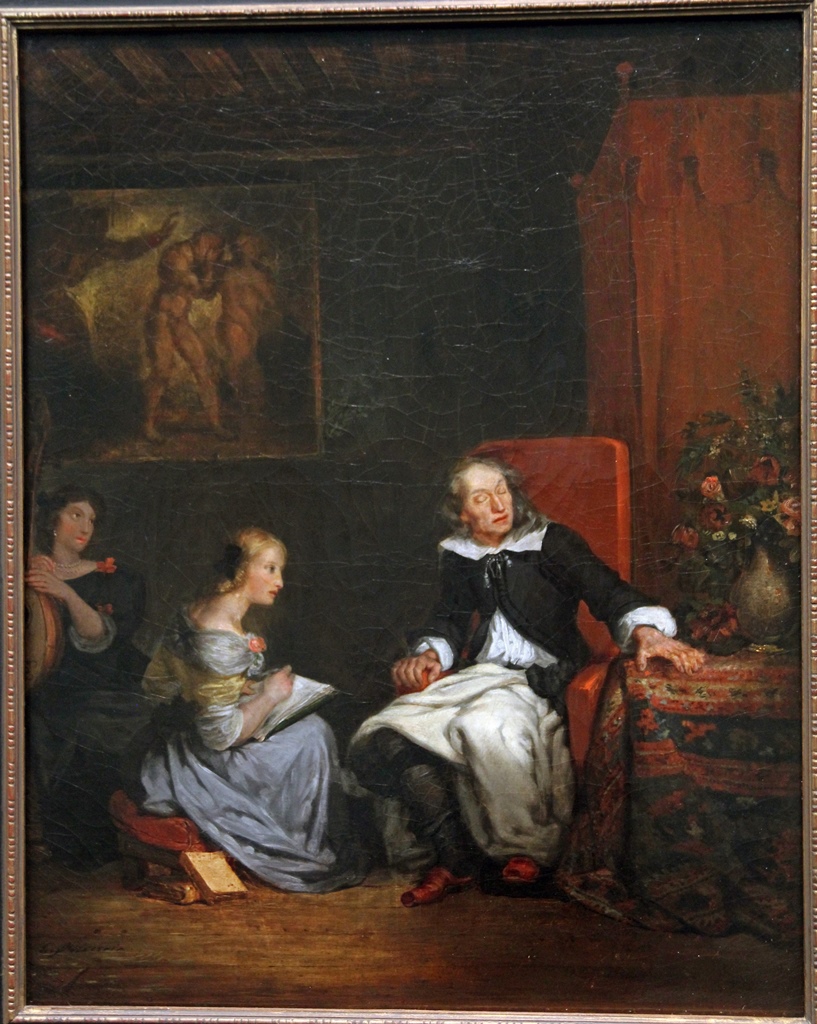 Milton Dictates 'Paradise Lost' to his Daughters