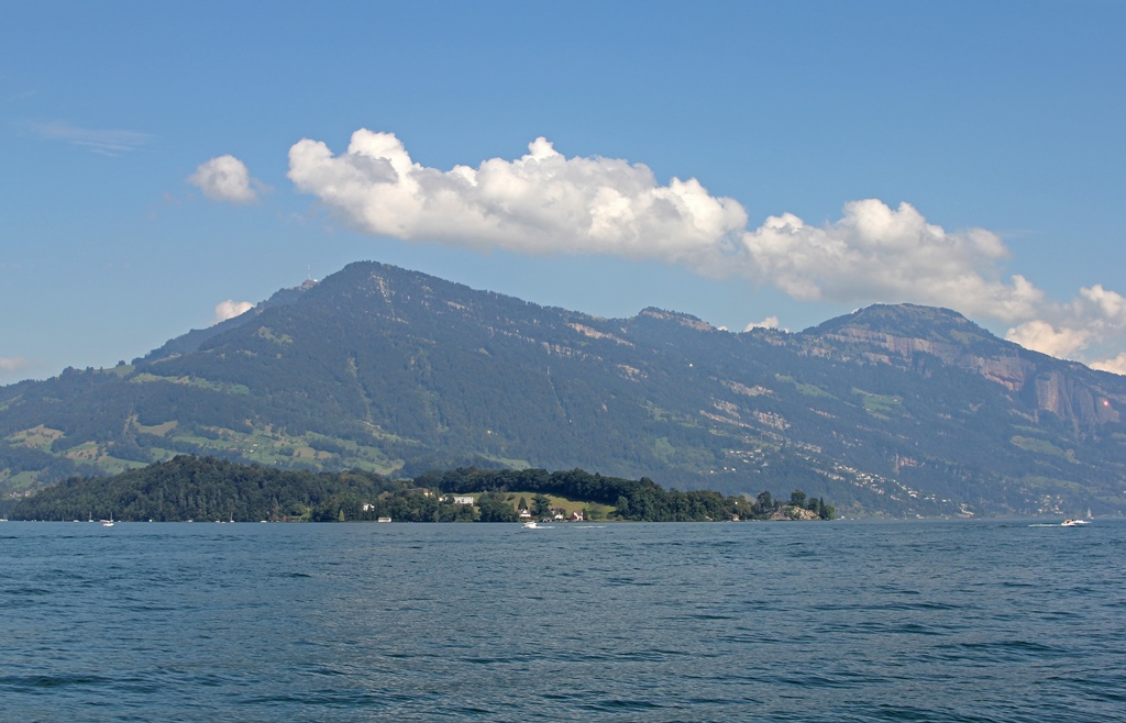 View Toward Weggis and The Rigi