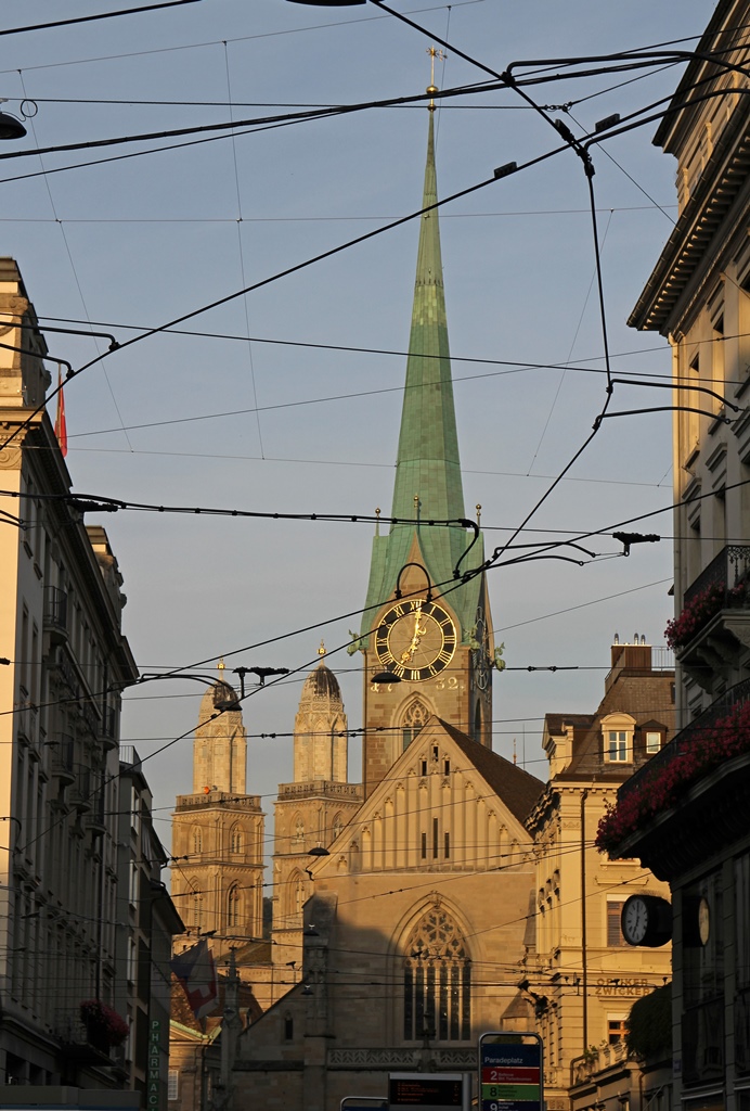 Fraumünster and Grossmünster