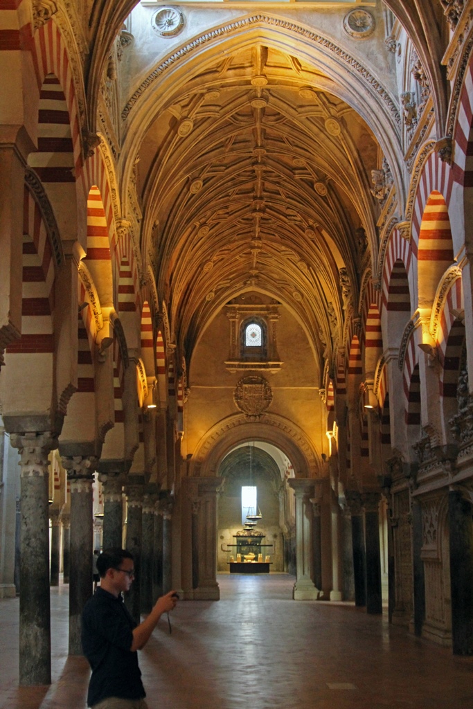 Philip in Gothic Corridor