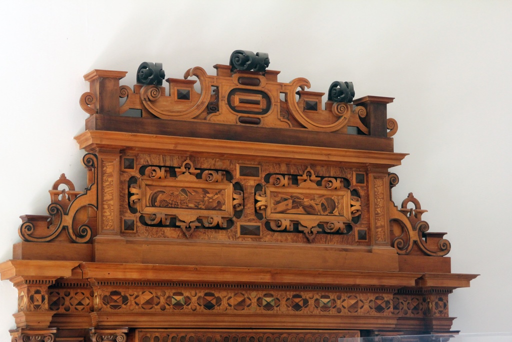 Carved Wood Above Doorway