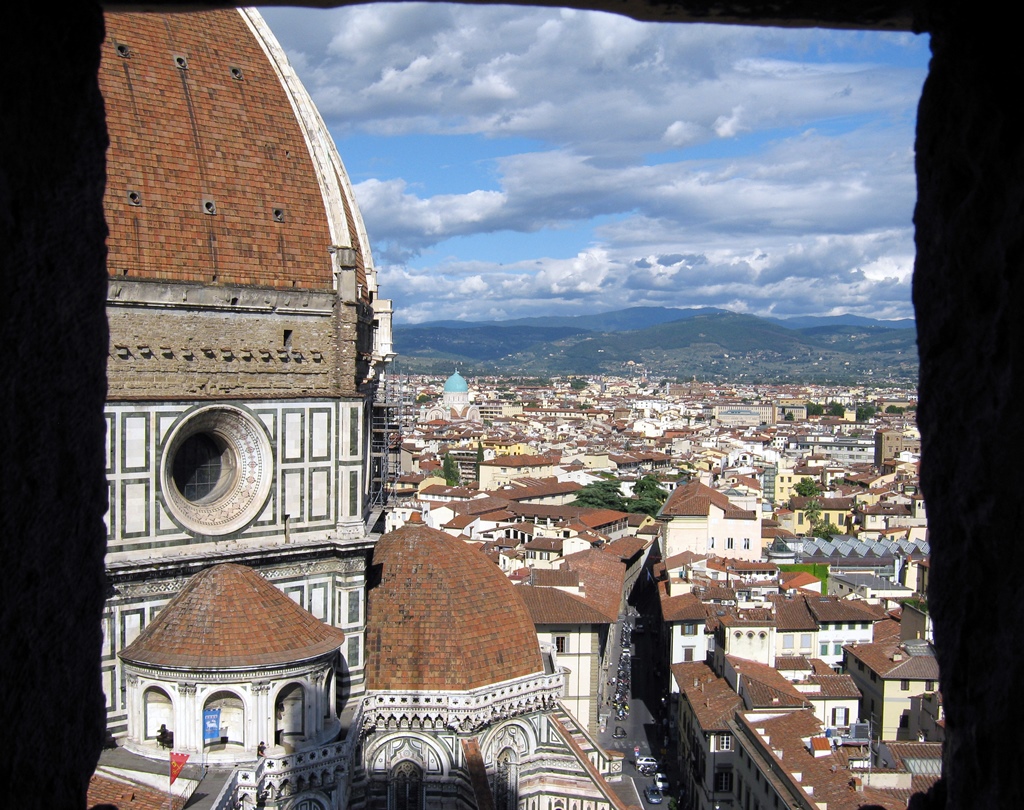 View Through Campanile Window