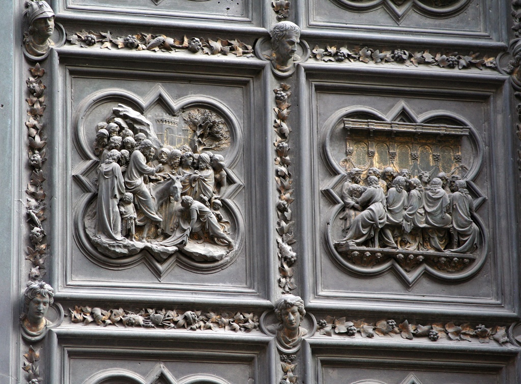 Entry of Jesus into Jerusalem and Last Supper