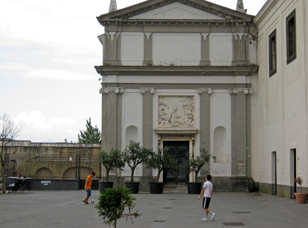 Monastery Entrance and Soccer Practice