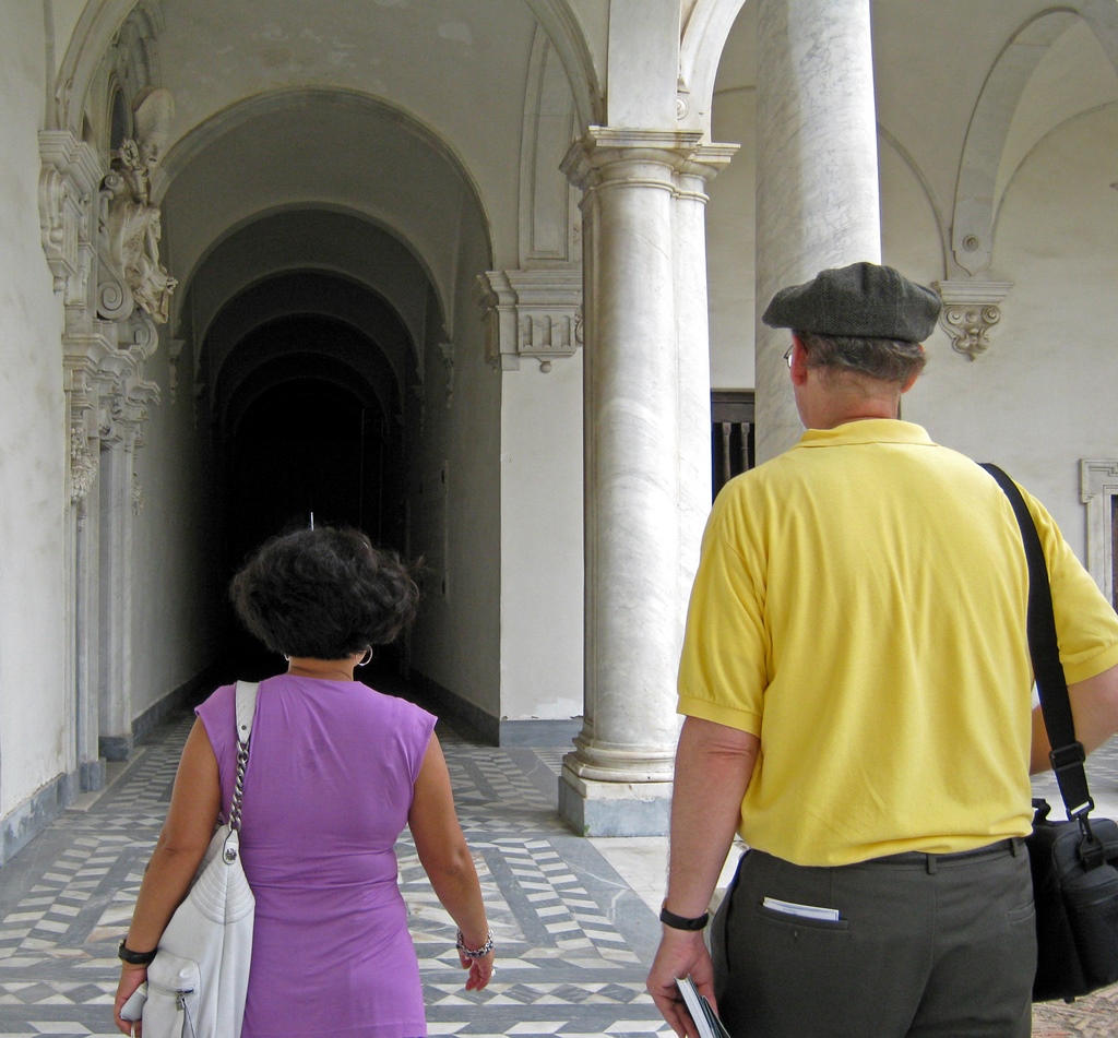 Nella and Bob on Walkway