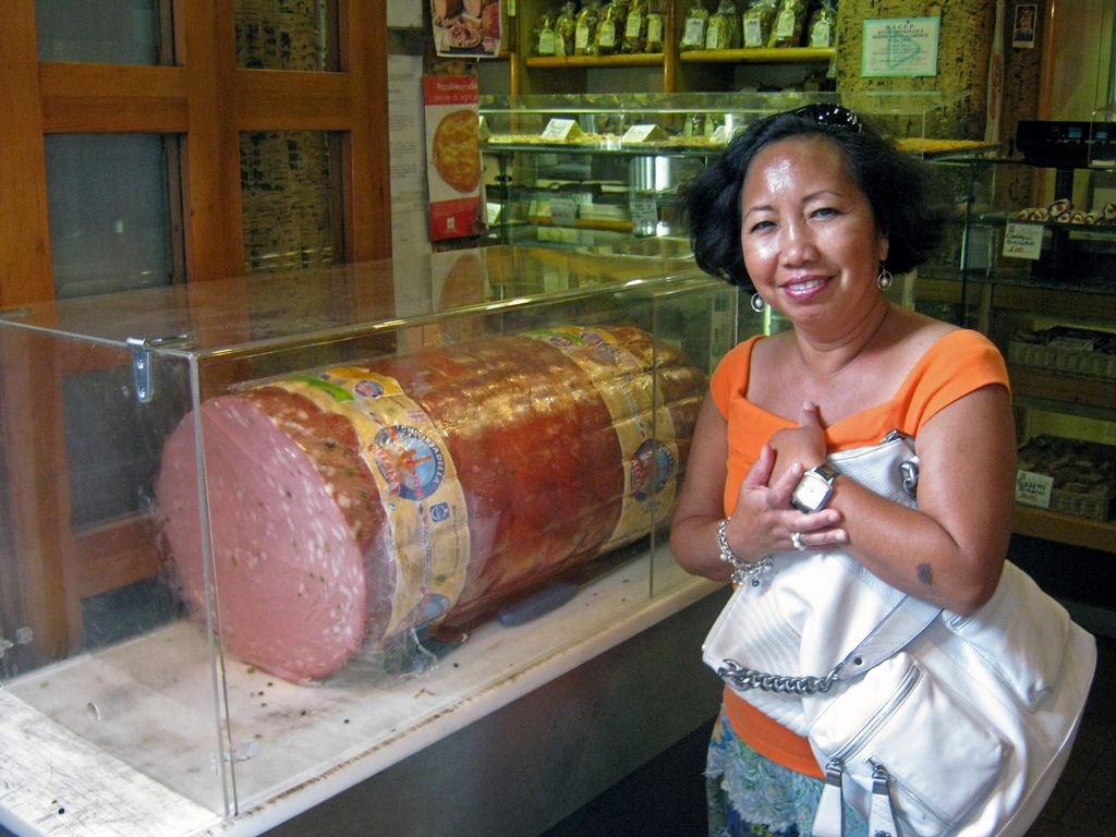 Nella and Gigantic Mortadella