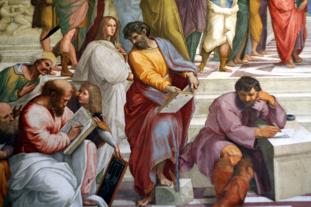 The School of Athens - Pythagoras, Heraclitus, etc.
