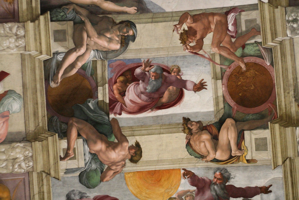 God Divides the Water from the Earth