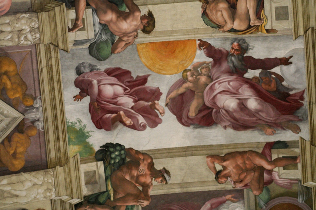 God Creates the Sun and Planets