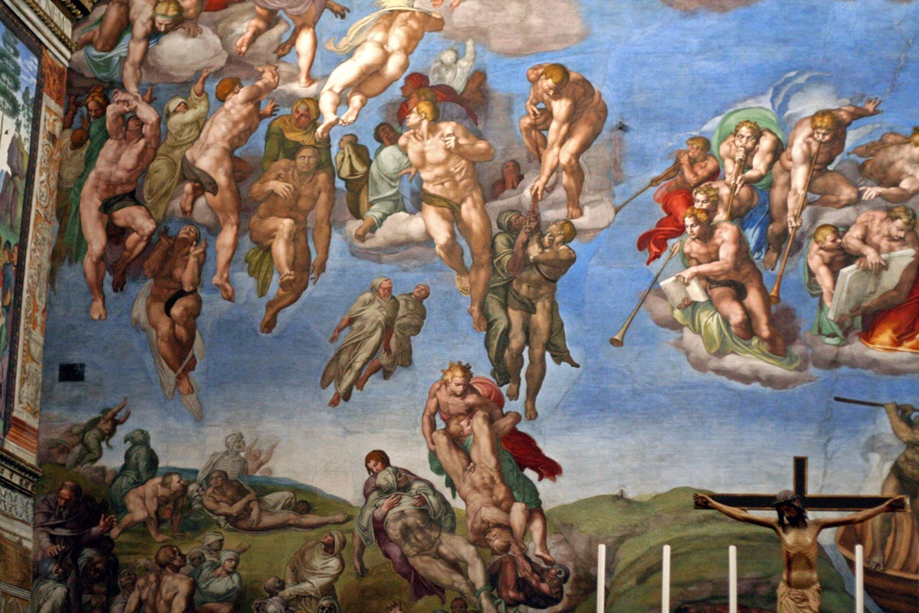The Last Judgment, Souls Being Saved