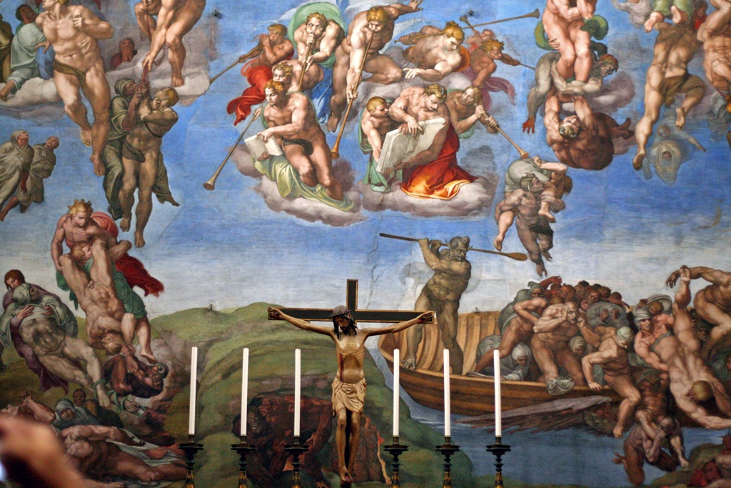 The Last Judgment, bottom center