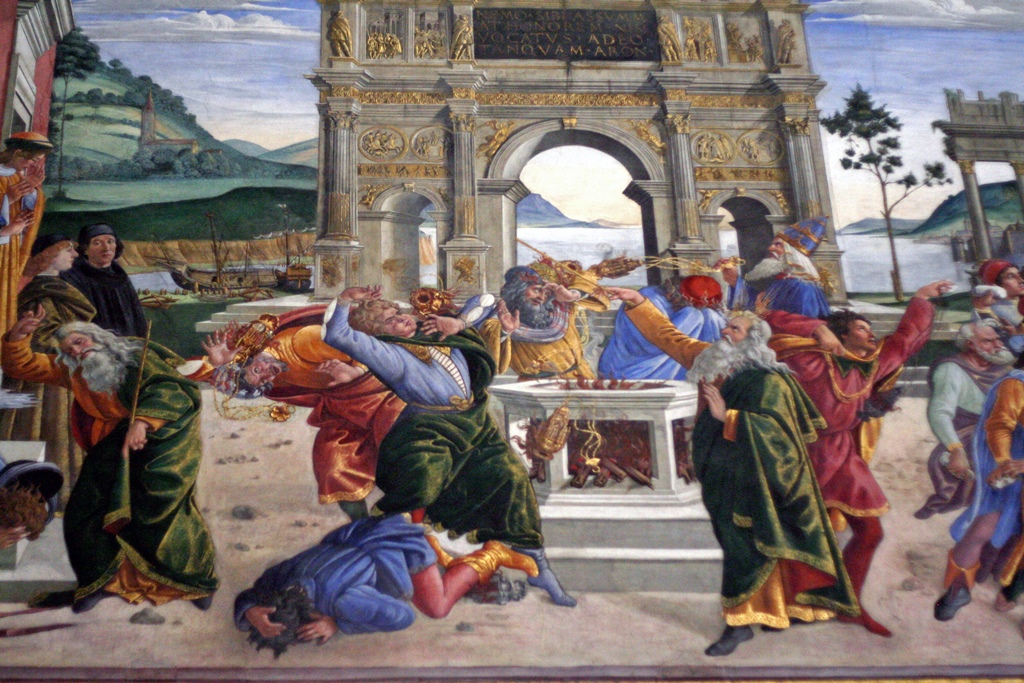 Punishment of Korah, Dathan and Abiram