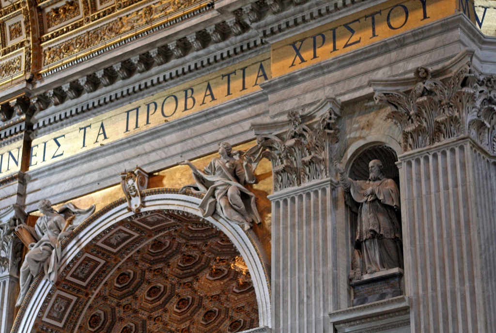 Inscription and Statues