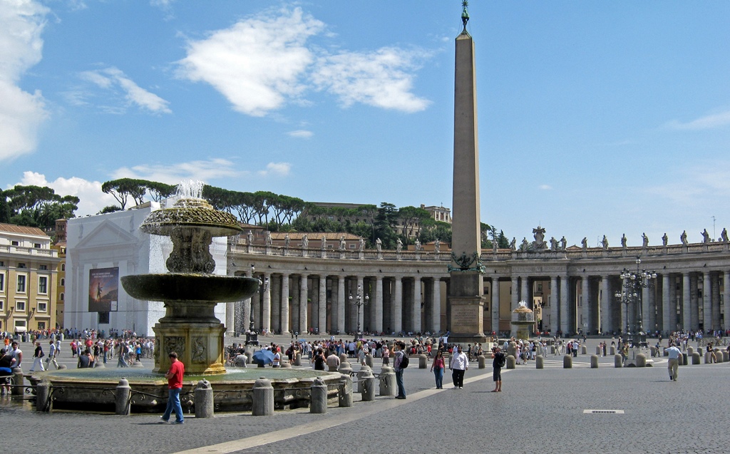 Fountain and Obelisk