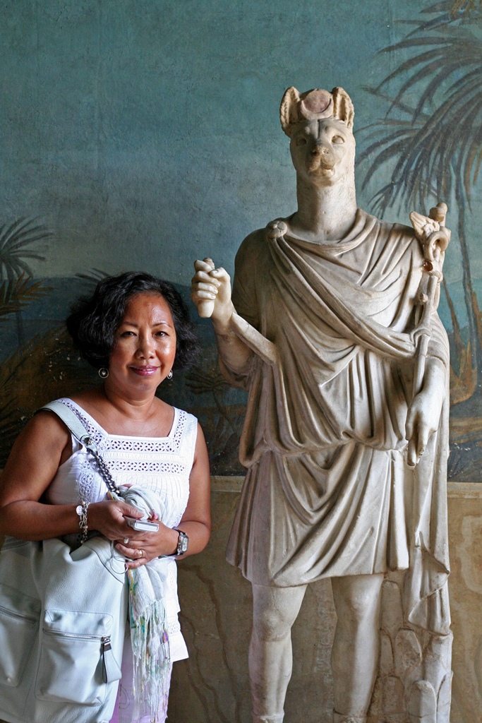Nella and God Anubis